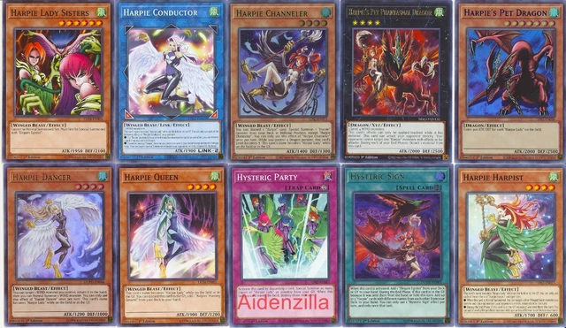 YUGIOH HARPIE DECK - Lady Sisters Conductor Queen Channeler Dance Pet  Dragon $38.00 - PicClick