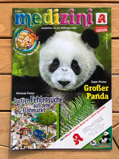 Medizini Zeitschrift 5/2021 Super Poster Panda - Wimmelposter Auf dem Flohmarkt