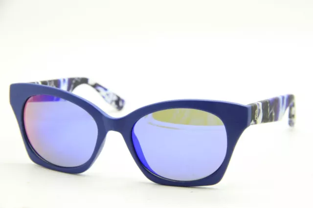 New Alexander Mcqueen Mcq 0003/S Xjmte Blue White Authentic Sunglasses 53-18