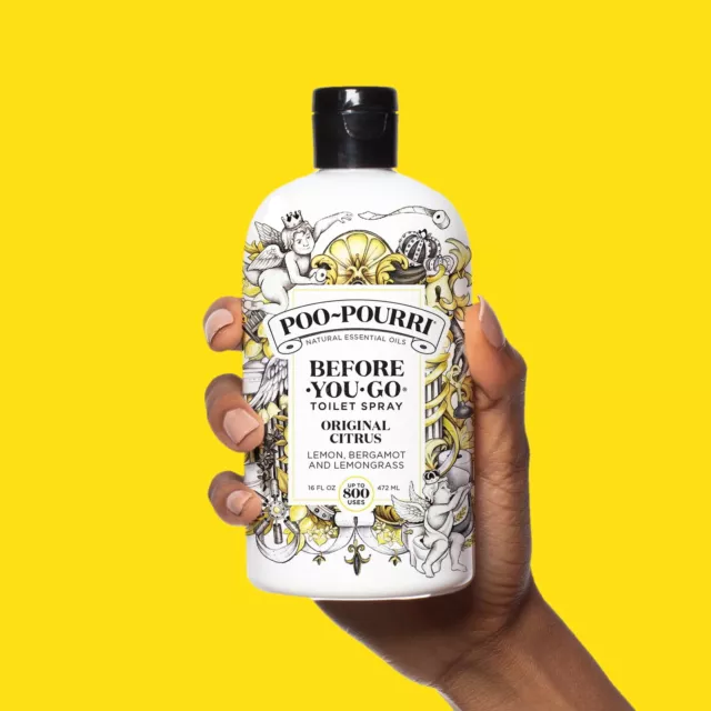 Original Citrus, 16oz, Before-You-Go Toilet Spray, Lemon Bergamot and Lemongrass