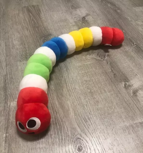 Slither IO Jumbo 24 Inch Bendy Plush, Rainbow