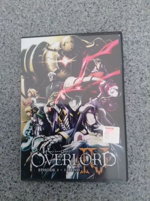 DVD Anime OVERLORD Season 1+2+3+4 Complete Series (1-52 + 2 Movies )  English Dub
