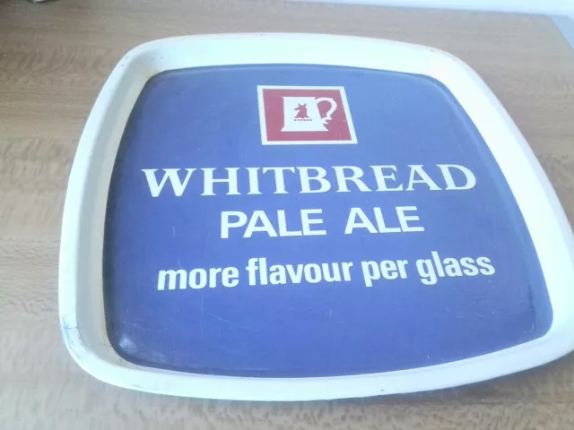 WHITBREAD PALE ALE Tray Vintage England Beer 13" Serving  advertising breweriana