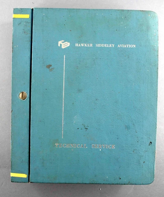 Hs125 Technical Service Overhaul Manual Volume 1 Hawker Siddeley Private Jet