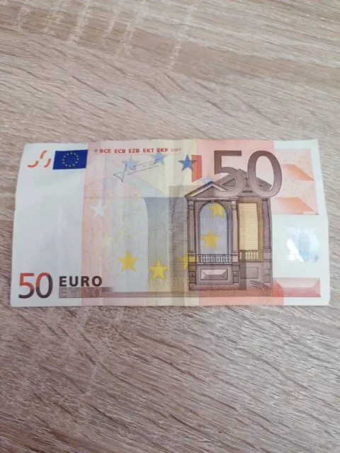 Billets rare de 50 euros - 2002 - Signé Jean-Claude TRICHET Série S