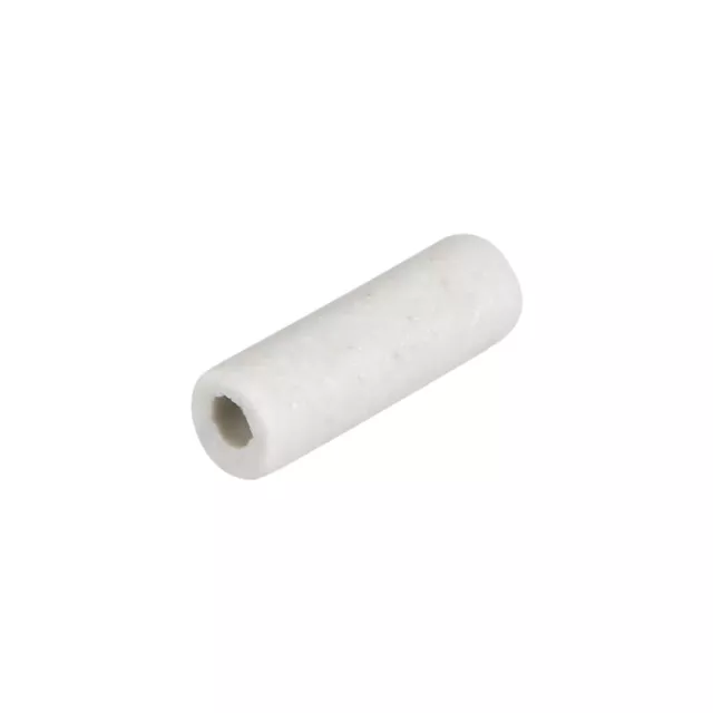 Tubo aislante de porcelana de un solo orificio tubo aislante de diapositiva de diapositiva de 1 mm 50 piezas