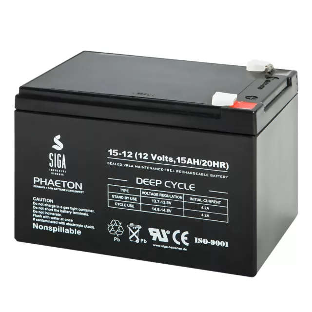 BATTERIE SCOOTER MOBILITÀ 2x AGM/GEL 12V 12AH 15AH 24 33AH 36 40 - Foto 7