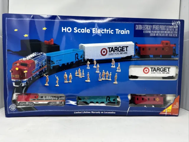 Vintage Bachmann Ho scale electric Target Train Set 1994 New Open Box