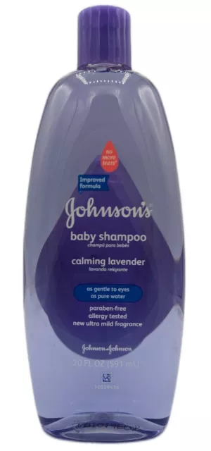 Johnson's Baby Shampoo Calming Lavender 20 Oz (591 ml)