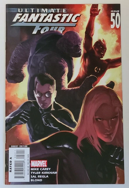 Ultimate Fantastic Four  #50 (Marvel 2008 Series)Nos Est~9.4+Nm Grade Mike Carey