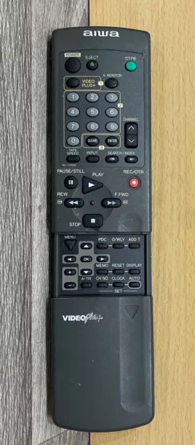 VHS gris Aiwa Video Plus+ control remoto IEG-JIS R6