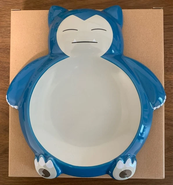 Pocket Monster Kabigon Pokemon Cafe Limited Snorlax Ceramic Lunch Plate dish