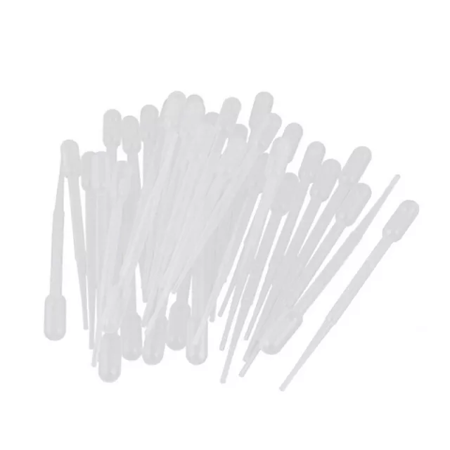 100x0.2ML Disposable Plastic Eye Dropper Set Transfer Graduated Pipett_tu