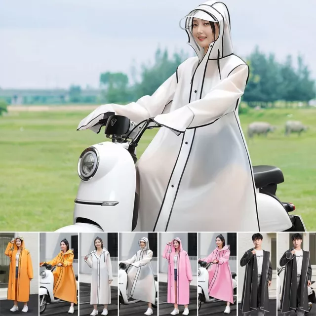 1Pcs EVA Long Raincoat Full Body Poncho Fashionable Rain Coat  Adults