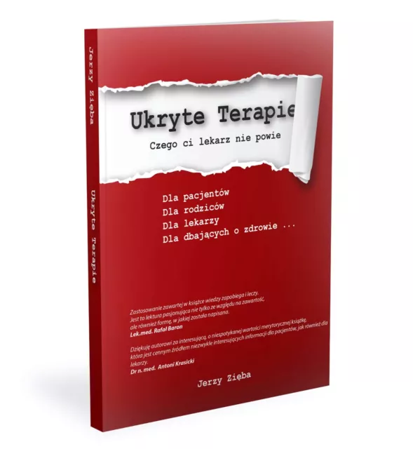 Ukryte terapie  Hidden therapy by  Jerzy Zieba, Jerzy polish Book