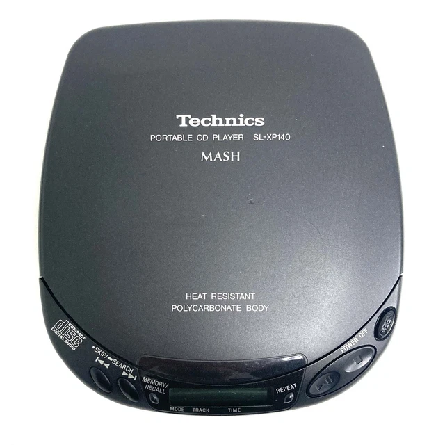 TECHNICS SLXP140 PORTABLE CD Player Mash Personal Audio Made In Japan
