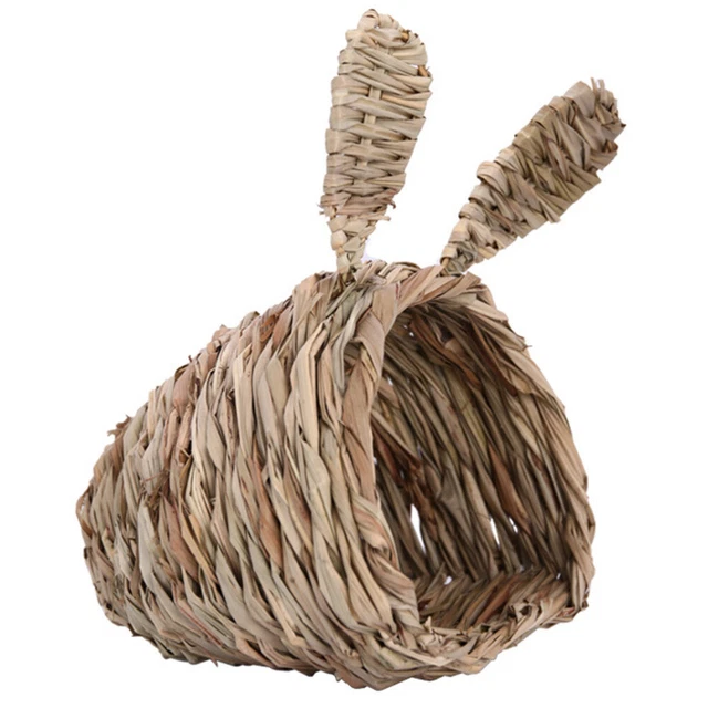 Maison Douillette Pour Petit Animal - 2 Pièces, Litière Semi-fermée En Tissu Doux | Pour Cochon D'Inde, Lapin, Hamster, Hérisson