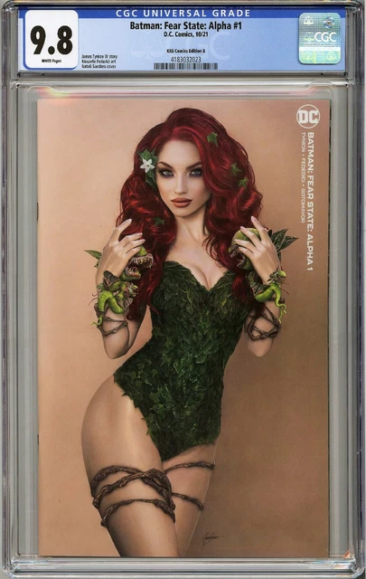 Batman Fear State Alpha #1 CGC 9.8 Natali Sanders KRS Comics A Minimal Variant