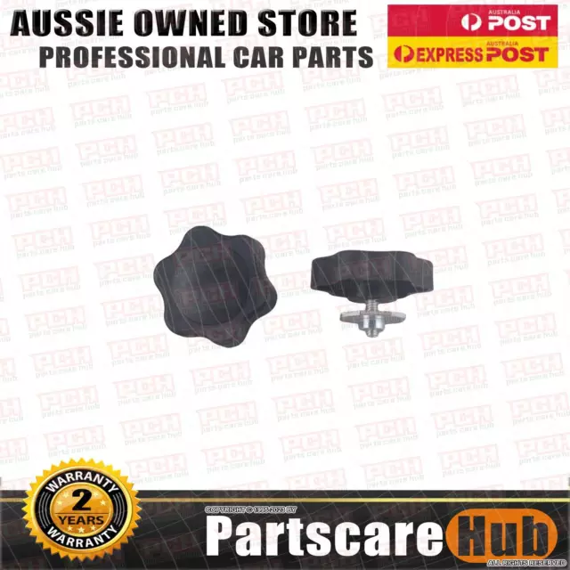 Brace Locking Knobs & Backing Nut for Carefree Roll Out Awning Caravan Knob Pair