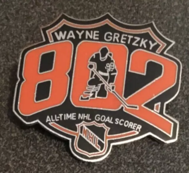 La Kings Wayne Gretzky 802 Goal Record Patch Los Angeles Kings Edmonton  Oilers
