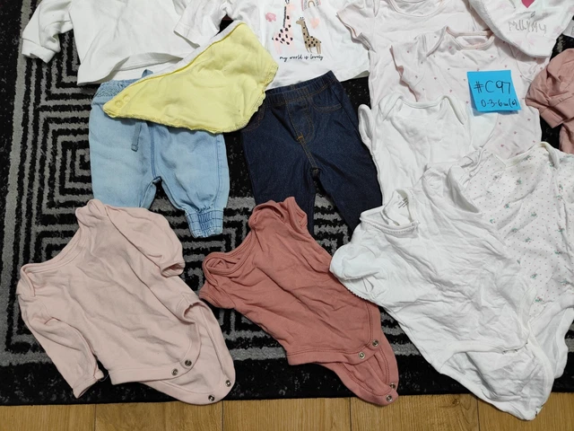 #C97💜 Huge Bundle Of Baby Girl Clothes 0-3-6months NEXT GEORGE DISNEY BLUEZOO 2