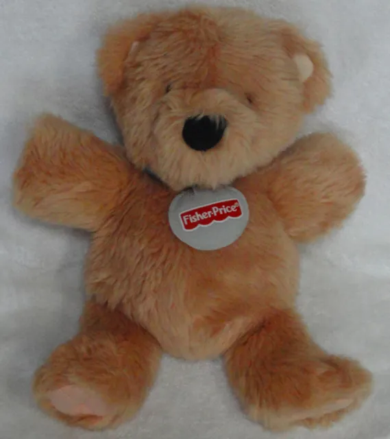 Fisher Price Plush Bennett Teddy Bear Tan Brown Soft Stuffed Animal March 14th