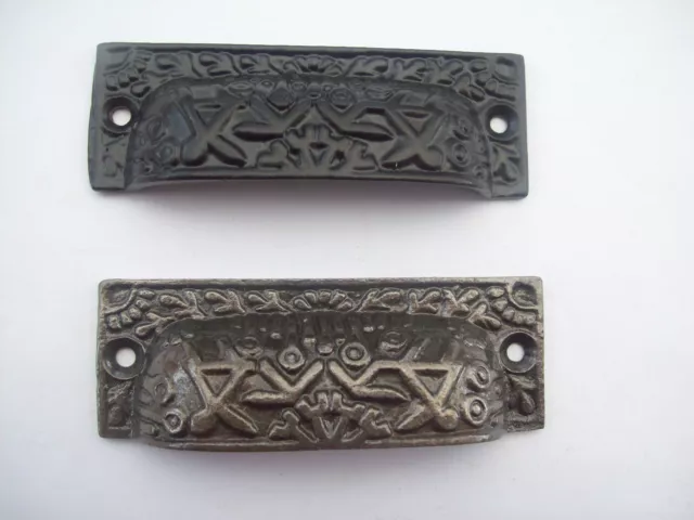 Cast Iron Antique Decorative Cup Pull Cupboard Kitchen Drawer Door Pull Handles