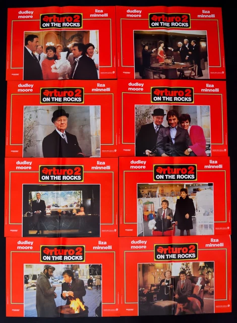 FOTOBUSTE ARTURO 2 on the rocks Bud Yorkin Liza Minnelli Dudley Moore