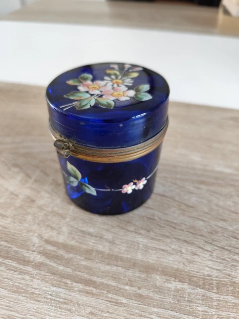 Rare Bonbonnière MARY GREGORY Verre Emaillé Rose victorian/glass/legras/19th... | eBay