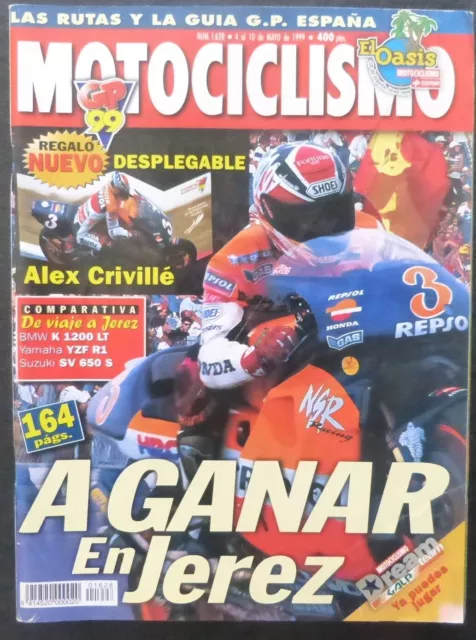 REVISTA MOTOCICLISMO,AÑO 1999,NUMERO 1628, A ganar en Jerez /1