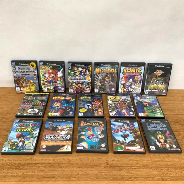 Nintendo Gamecube Game Disc Choose Your Game Select Your Title Game Cube