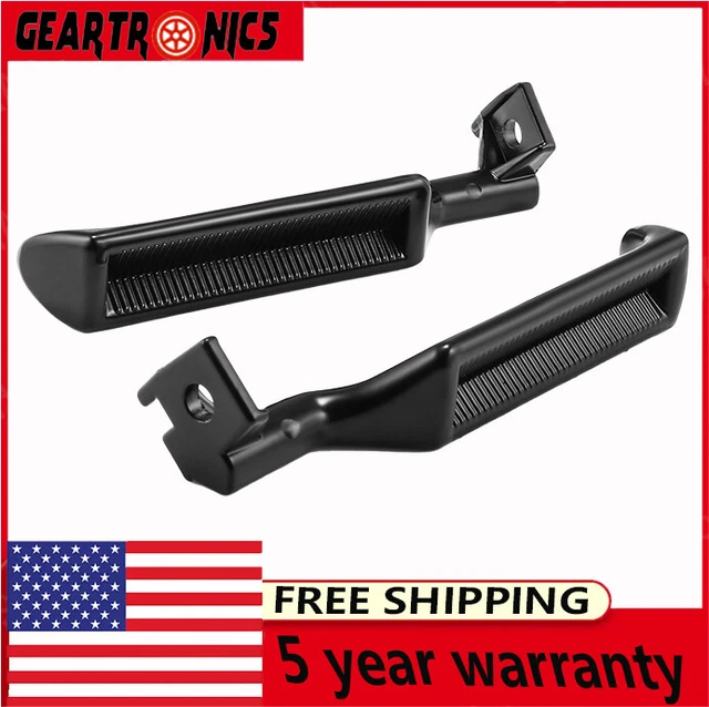 Black Metal Inside Door Handles Pair LH RH For 87-96 Ford F150 F250 F350 Truck
