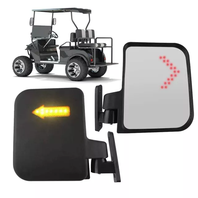 Led-Seitenspiegel Rezension Mirroir Avec Clignotant LED Pliable Pour Golf Cart