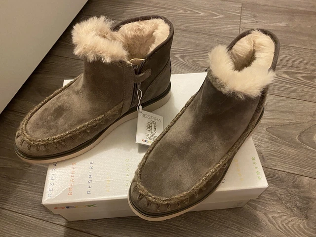 Geox Bottines Neige J Thymar Grise Fourrées Pointure 38 Neuves