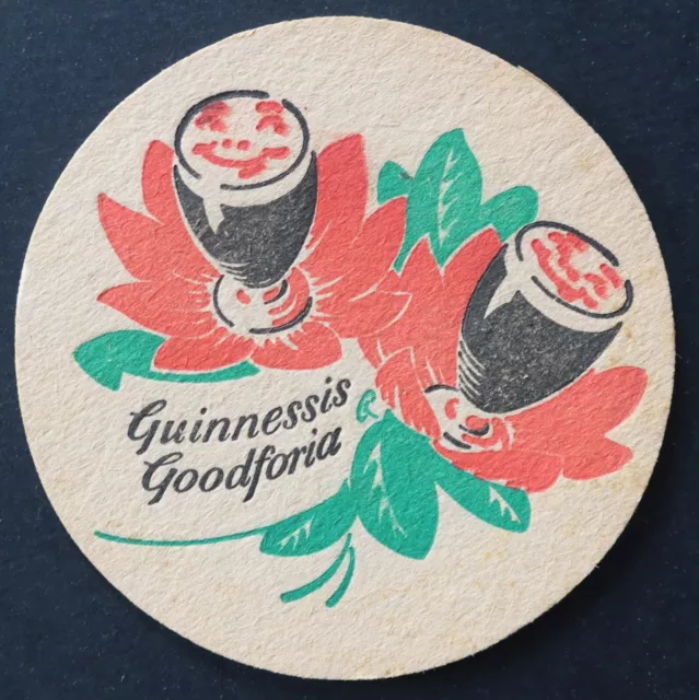 Sous-bock bière GUINNESS Guinnessis Goodforia coaster beermat Bierdeckel 12