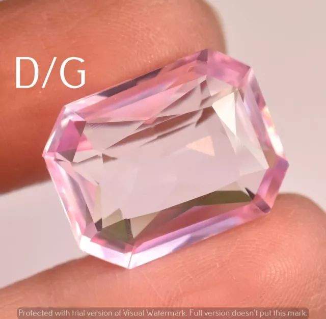 Morganite rose naturelle du Brésil de 18,65 ct Superbe pierre précieuse non... 3