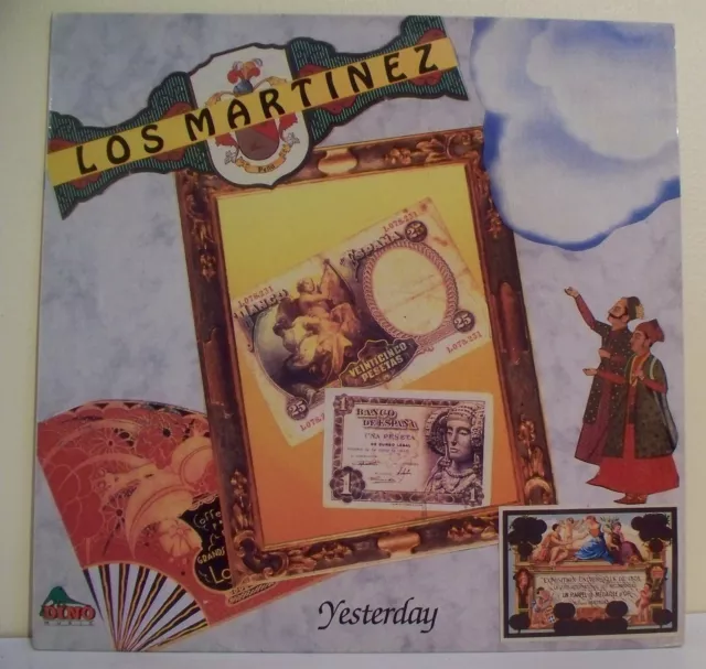 33 tours LOS MARTINEZ Disque Vinyle LP 12" YESTERDAY Beatles DINO Music 30070