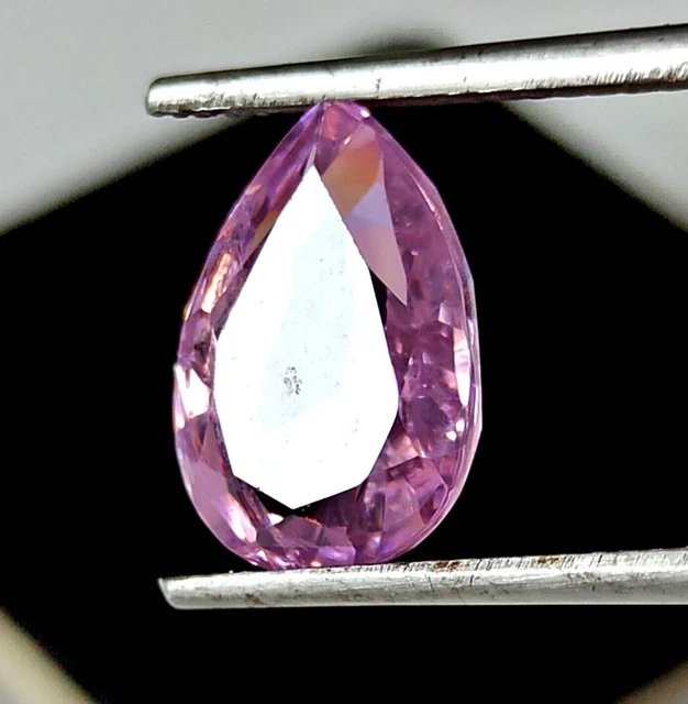 Kunzite rosa naturale da 4,00 ct, forma a pera, brasiliana AAA+, pietra...