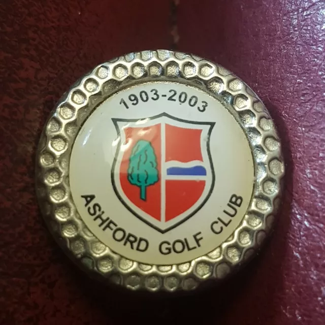 Ashford Golf Club (Centenary) Ball Marker