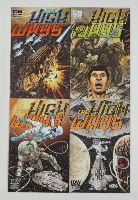 the High Ways #1-4 VF/NM complete series IDW John Byrne sci-fi set 2 3