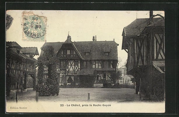 CPA Roche-Guyon, Le Chalet 1906