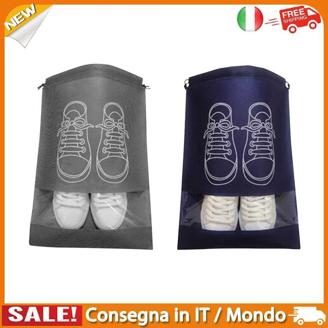 IT 5pcs Portable Shoe Storage Closet Organizer Waterproof Non Woven Travel Pocke