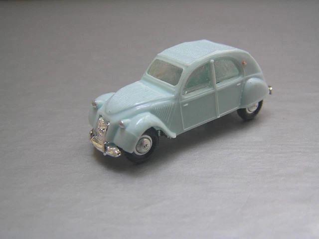 Micro Miniature NOREV échelle 1/86 – Citroën 2CV Grise – Neuf En Boîte