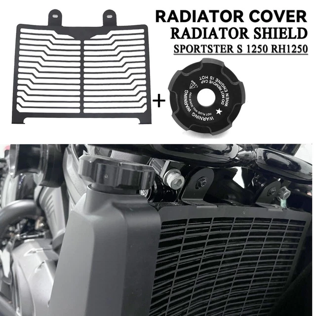 Radiator Shield &Radiator Cap Cover For Harley Sportster S 1250 RH1250 2022 2021