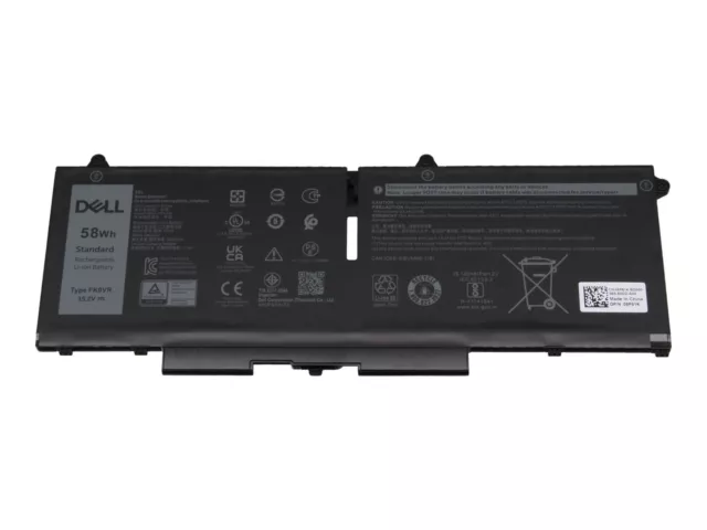 Dell 0FK0VR original Batterie 58Wh (4 cellules)