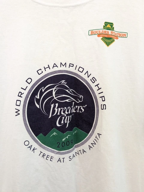 Vtg 90s Breeders Cup Santa Anita Horse Race XL T-Shirt Palace Station Casino