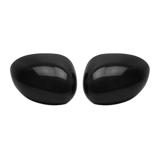 Capuchons de miroir couvercle de miroir pour Mini Cooper F56 F56 fibre de carbone noir 2 pièces