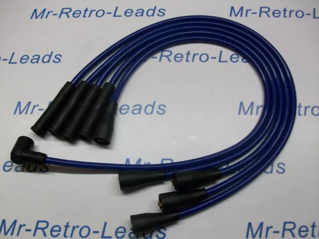 Blue 8Mm Performance Ignition Leads Fits Escort Mk1 2 Mexico 1.6 Sport Capri Mk1