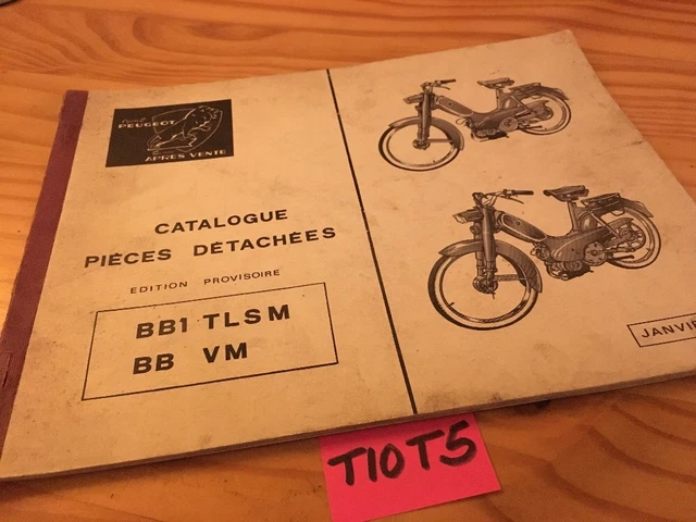 Catalogue Pièces Détachées Peugeot Vélomoteur Super Sport - 1965 - Bon état