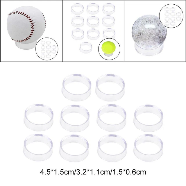10 x Acryl Display Ständer, Kugelhalter, Kristallkugel, Sockel aus Glas